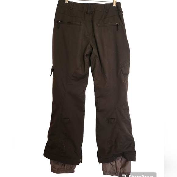 Burton Black Snowboard Ski Snow Pants Winter Waterproof Insulated SZ Small - Picture 1 of 15